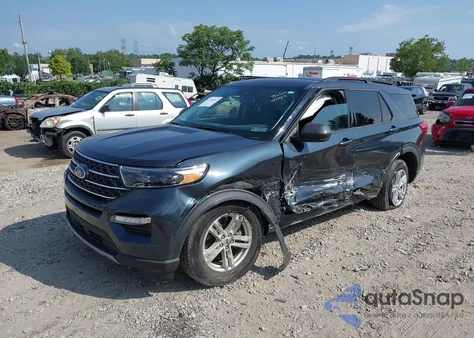 2022 Ford Explorer Xlt z USA, uszkodzony, nr VIN 1FMSK8DH9NGA22459